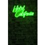 WALLXPERT Dekorativna plastična LED rasveta Hotel California Green - slika 3