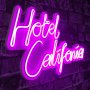 WALLXPERT Dekorativna plastična LED rasveta Hotel California Pink - slika 1