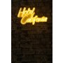 WALLXPERT Dekorativna plastična LED rasveta Hotel California Yellow - slika 3