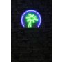 WALLXPERT Dekorativna plastična LED rasveta Palm Tree Blue Green - slika 3