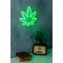 WALLXPERT Dekorativna plastična LED rasveta 420 Cannabis Green - slika 3