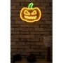 WALLXPERT Dekorativna plastična LED rasveta Pumpkin Yellow Green - slika 3