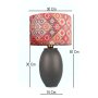OPVIQ Stona lampa BK088 - slika 2