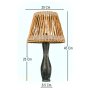 OPVIQ Stona lampa BK055 - slika 2