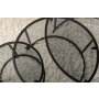 HANAH HOME Set stočića Aurum 80 60 42 Black Grey - slika 5