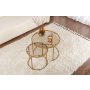 HANAH HOME Set stočića Aurum 60 42 Gold Bronze - slika 4