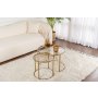 HANAH HOME Set stočića Aurum 60 42 Gold Bronze - slika 1