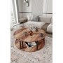 HANAH HOME Set stočića Yin Yang 3 70 Walnut - slika 2