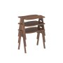 HANAH HOME Pomoćni stočić Bayrak Walnut - slika 3