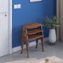 HANAH HOME Pomoćni stočić Bayrak Walnut - slika 1
