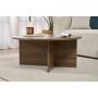 HANAH HOME Sto za dnevnu sobu Soleil Walnut - slika 4