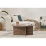 HANAH HOME Sto za dnevnu sobu Soleil Walnut - slika 1