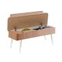HANAH HOME Trpezarijska klupa Vina 0900 1 White - slika 3