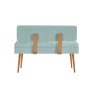 HANAH HOME Trpezarijska klupa Vina 0400 1 Atlantic Green - slika 2