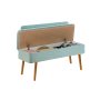 HANAH HOME Trpezarijska klupa Vina 0400 1 Atlantic Green - slika 3
