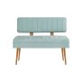 HANAH HOME Trpezarijska klupa Vina 0400 1 Atlantic Green - slika 1