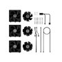 GAMDIAS AEOLUS P2-1203 ARGB PWM 120mm set 3 ventilatora - slika 4