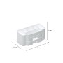 WALLXPERT Set organizatora za šminku (2 komada) Lotus White - slika 3