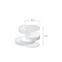 WALLXPERT Set organizatora za šminku (2 komada) Lotus White - slika 4