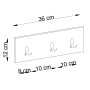 HANAH HOME Čiviluk Uclu Walnut - slika 3