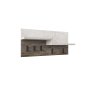 HANAH HOME Čiviluk Harmon Hanger Lagina Dark Brown - slika 4