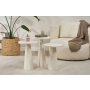 HANAH HOME Set stočića Lilyum (57 + 52 + 47) White - slika 2