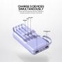 FANTECH Power bank Prenosiva baterija Fantech S3 10000mAh, 10W ljubicasti - slika 4