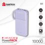 FANTECH Power bank Prenosiva baterija Fantech S3 10000mAh, 10W ljubicasti - slika 1