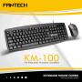 FANTECH Combo mši tastatura KM-100 crni - slika 1