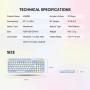 FANTECH Miš tastatura wireless WK-899 GO mochi101 - slika 4