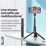 REMAX Selfie Stick REMAX P12 multifuncionalni crni - slika 2