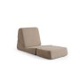 Atelier del Sofa Sofa-krevet sa 1 sedicom Origami Convertable Dark Cream - slika 5