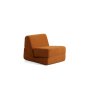 Atelier del Sofa Sofa-krevet sa 1 sedicom Origami Convertable Matte Orange - slika 2
