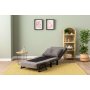 Atelier del Sofa Sofa-krevet sa 1 sedicom Sento Single Grey - slika 5