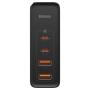 Baseus Baseus GaN2Pro punjač 100W 2* Usb A/ 2* Type C + kabl C/C crna - slika 3