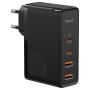 Baseus Baseus GaN2Pro punjač 100W 2* Usb A/ 2* Type C + kabl C/C crna - slika 1