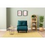 Atelier del Sofa Sofa-krevet sa 1 sedicom Sento Single Petrol Green - slika 2