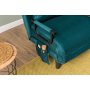 Atelier del Sofa Sofa-krevet sa 1 sedicom Sento Single Petrol Green - slika 3