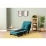 Atelier del Sofa Sofa-krevet sa 1 sedicom Sento Single Petrol Green - slika 4