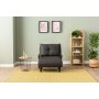 Atelier del Sofa Sofa-krevet sa 1 sedicom Sento Single Dark Grey - slika 2