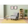 Atelier del Sofa Sofa-krevet sa 1 sedicom Sento Single Light Grey - slika 1