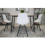 Bolzz MILANO SET 4 STOLICE WHITE BLACK - slika 2