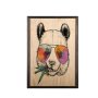 WALLXPERT Dekorativna uramljena drvena slika Cool Panda XL - slika 2