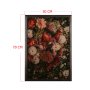WALLXPERT Dekorativna uramljena drvena slika Flower mix XL - slika 3