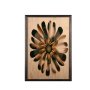 WALLXPERT Dekorativna uramljena drvena slika Flower XL - slika 2