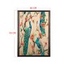 WALLXPERT Dekorativna uramljena drvena slika Peacock Heaven XL - slika 3