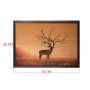 WALLXPERT Dekorativna uramljena drvena slika Stag Tree XL - slika 3