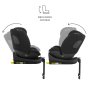 KINDERKRAFT SET AUTO SEDIŠTE I-LITE I-FIX ENDURA SAFE SA ISOFIX BAZOM, BLACK - slika 4