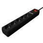 GEMBIRD GEMBIRD SPG5-U2-5-02 Gembird produzni kabl sa zastitom 5 uticnica, 5V/2A USB-A 16A 1.5m Black - slika 1