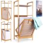 Vilde Bathroom Solutions 569633 Kupatilska polica sa korpom za veš - slika 5